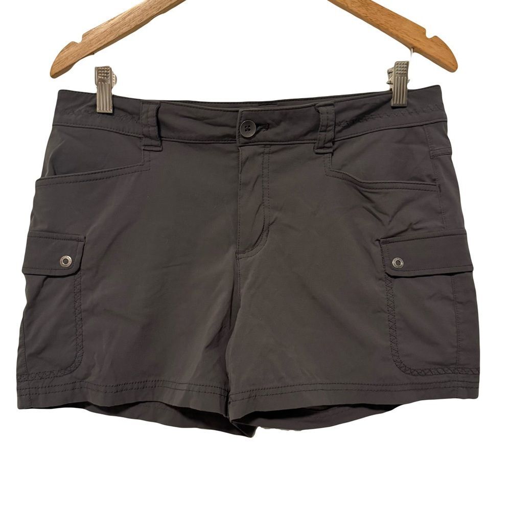 Eddie Bauer Cargo Shorts Lightweight Travel Olive Green Size 10‎